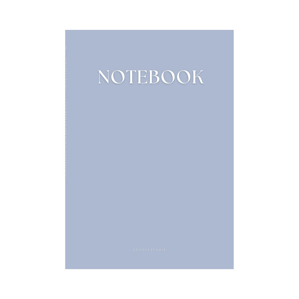 Thumbnail: A5 Notebook – 120 Pages, 90 gsm – Blue-Grey