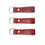 Thumbnail: Bordeaux leather keychain