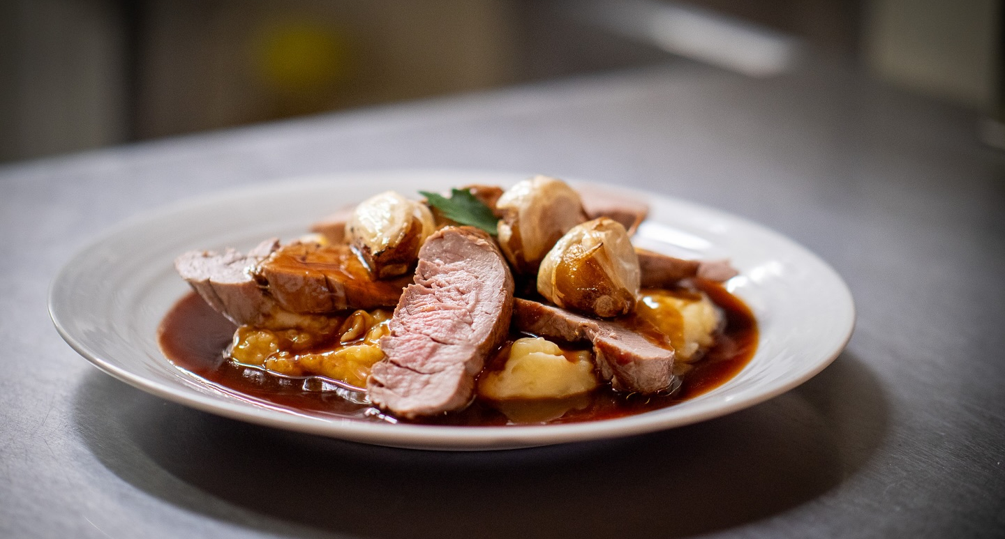 Arranged Food and Objects