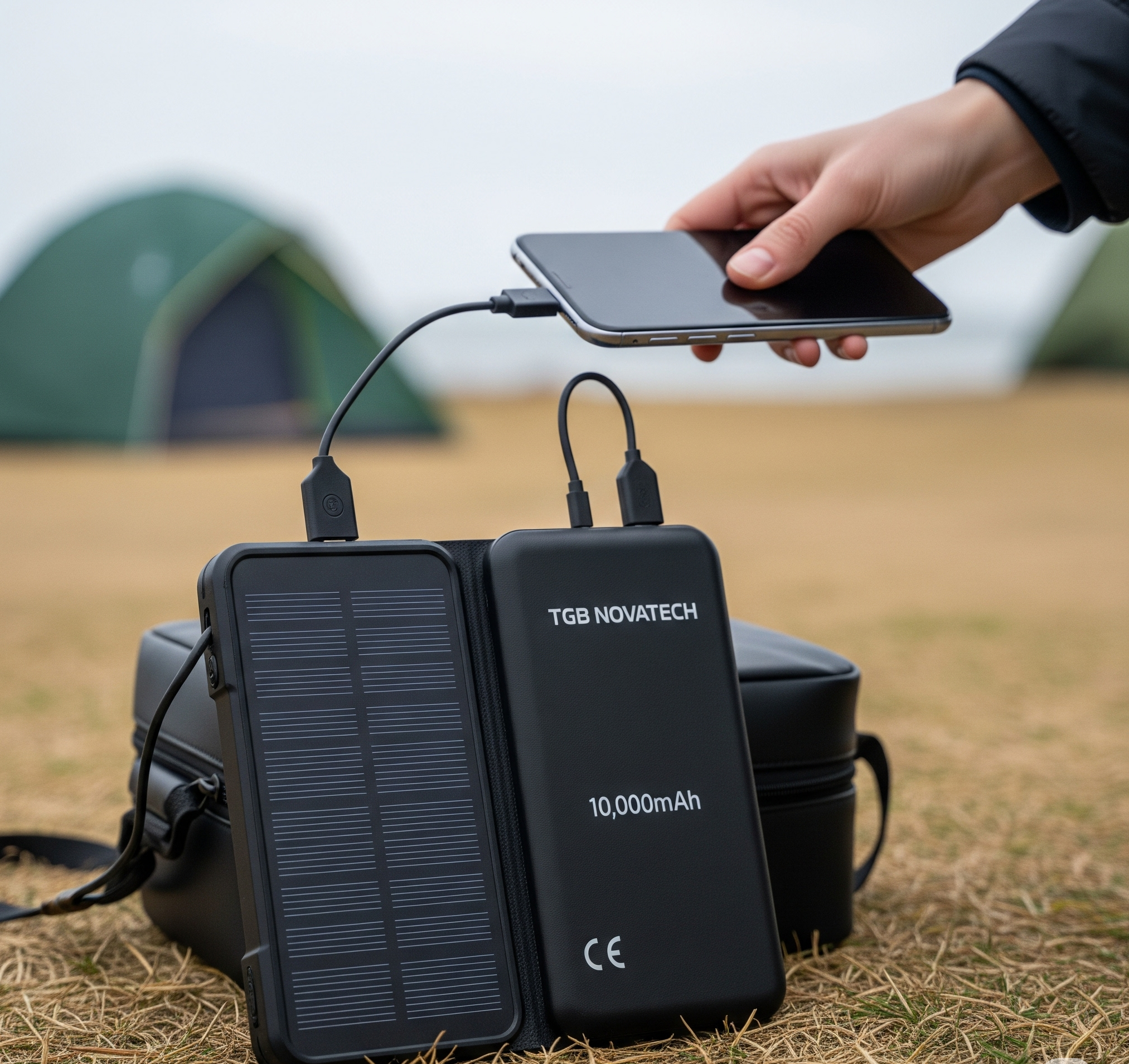 Cargador solar portátil 10,000mAh
