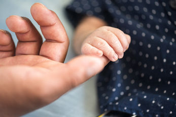 Family Portrait: Closeup baby