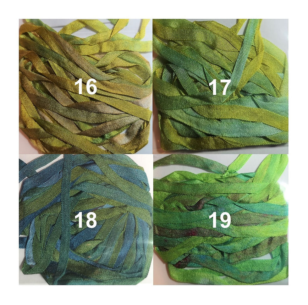 Thumbnail: Stef Francis Hand Dyed 4mm Ribbon