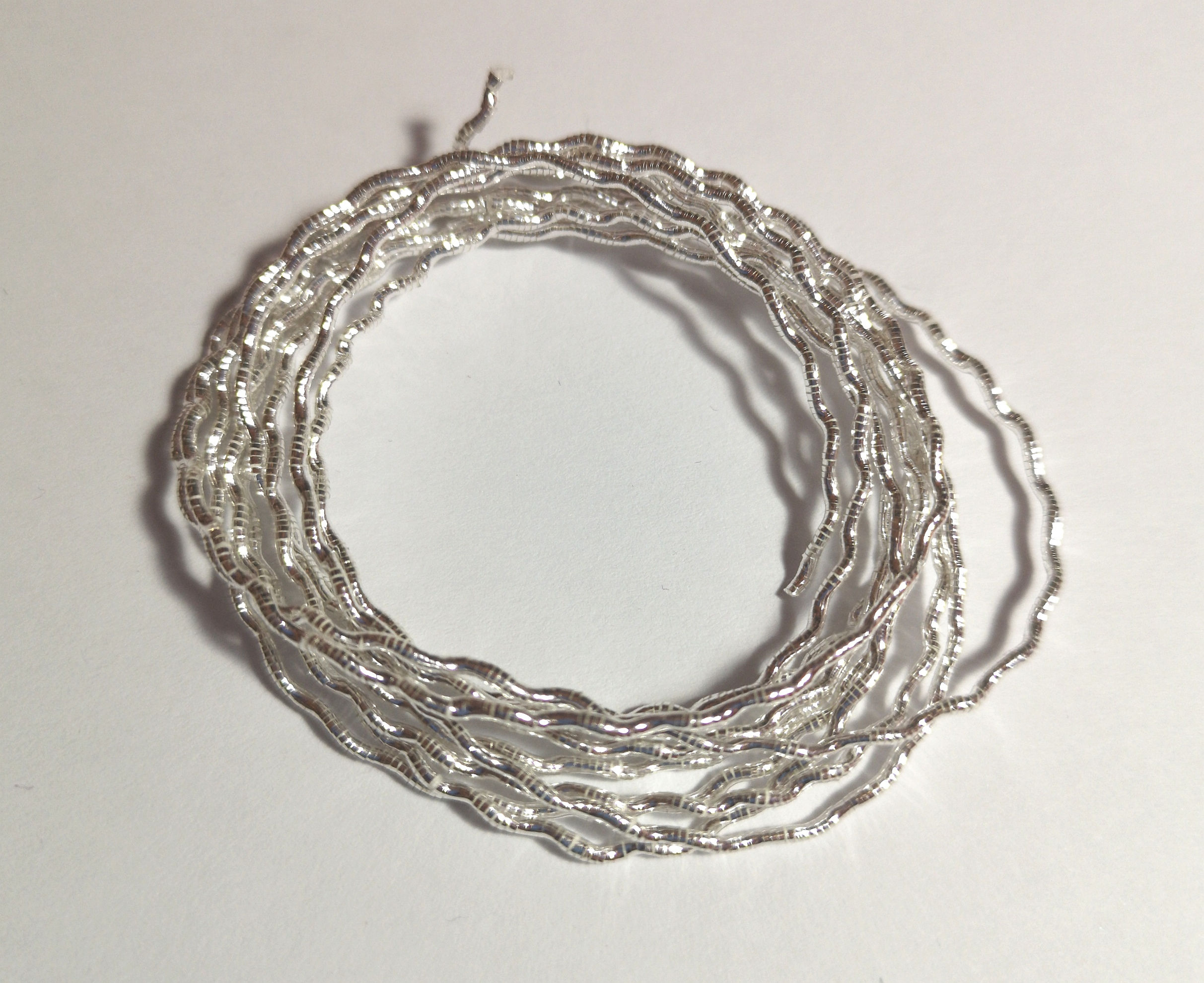 Silver Plated Medium Rococco Thread