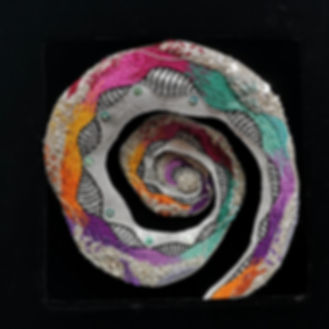 'Vortex' - Original textile art by Sonja Galsworthy