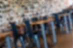 Flint Barn Cafe interior with tables and chairs