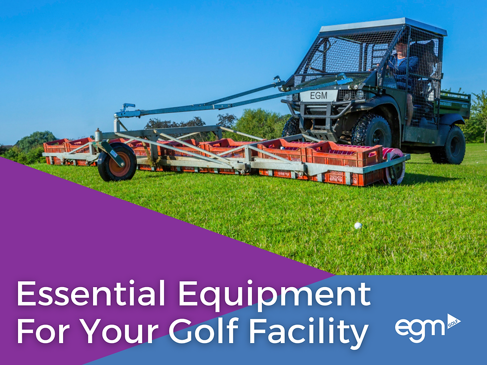 Essential Equipment to Enhance your Golf Facility