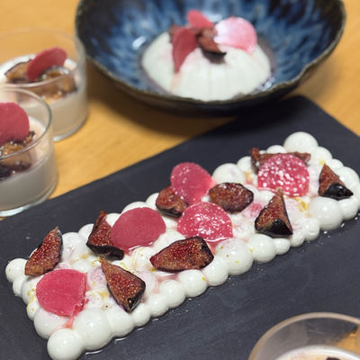 Panna cotta au coquelicot de Nemours