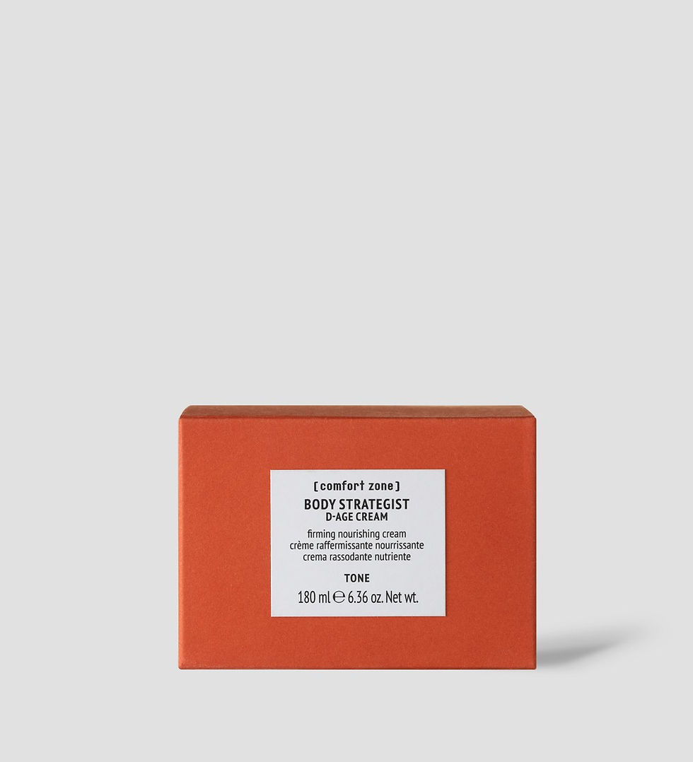 Miniatura: scatola arancione comfort zone per vasetto crema body strategist d-age cream