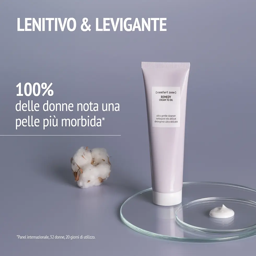 Miniatura: il detergente viso ultra delicato remedy cream to oil comfort zone lenitivo e levigante