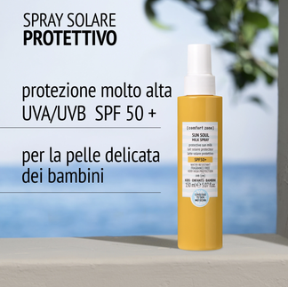 immagine crema protezione solare spf50+ per bambini sun soul spf50+ kids