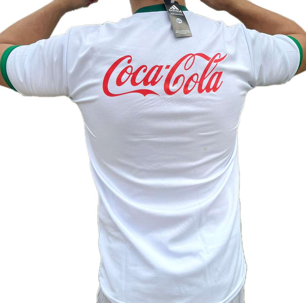 Miniatura: Camisa Palmeiras Retro Branca Coca-Cola 1989 - Torcedor Masculina