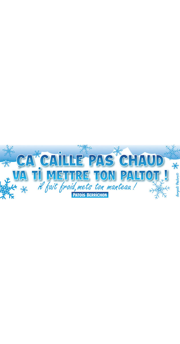 Thumbnail: Mug émaillé -  Ca Caille pas Chaud