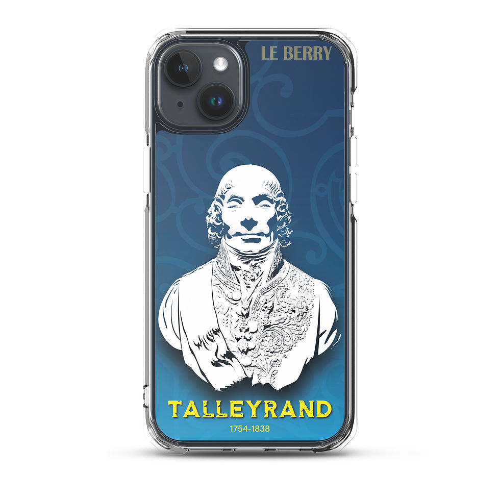 Thumbnail: Talleyrand - Fond Bleu - Coques iPhone®