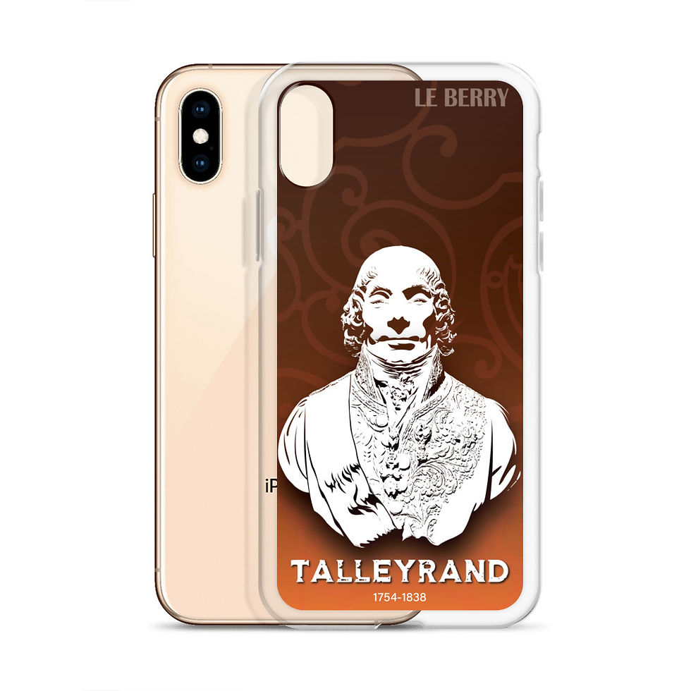 Thumbnail: Talleyrand - Fond Orange - Coque iPhone®