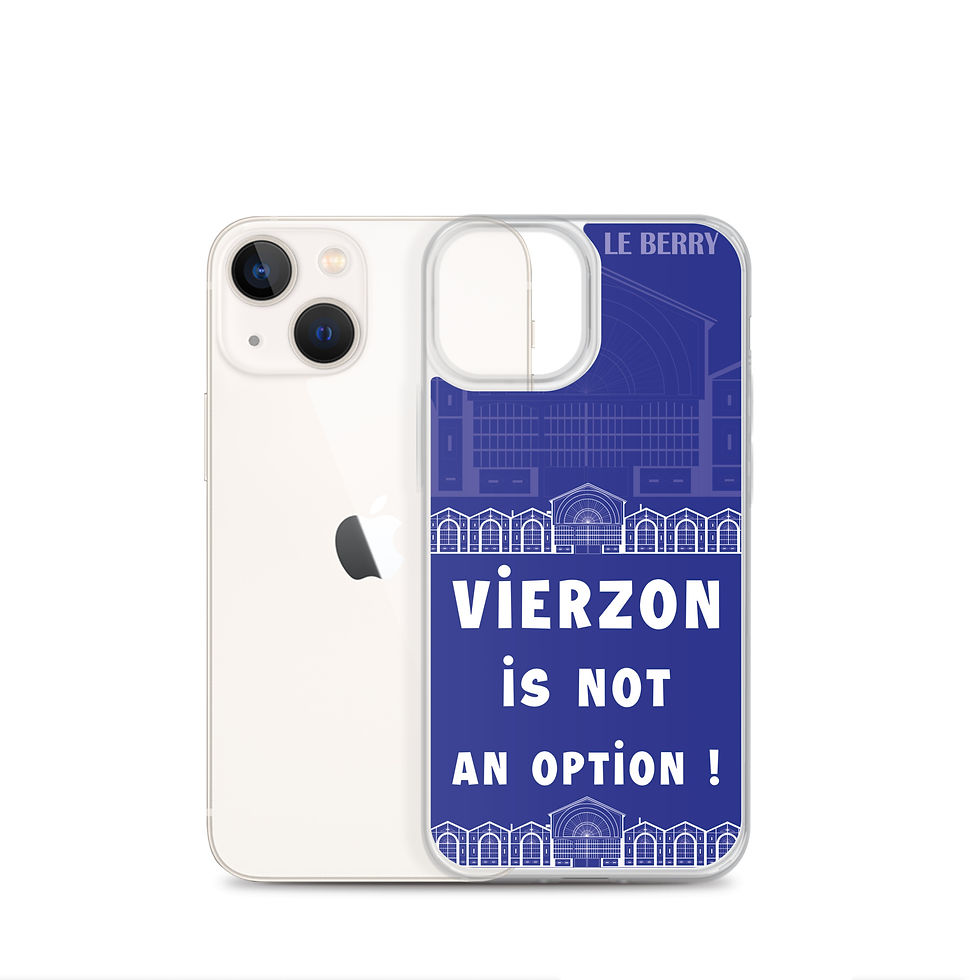 Thumbnail: Vierzon is not an option ! Coques iPhone® - Bleu