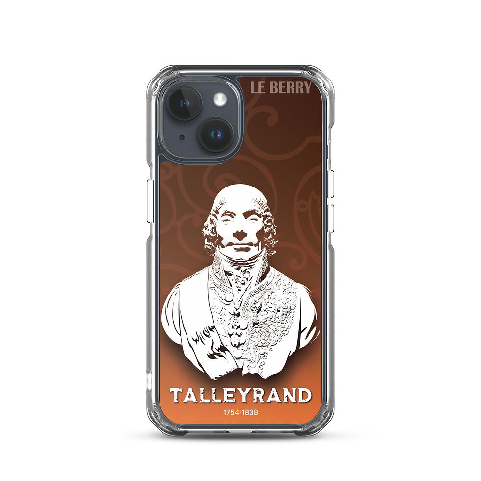 Thumbnail: Talleyrand - Fond Orange - Coque iPhone®