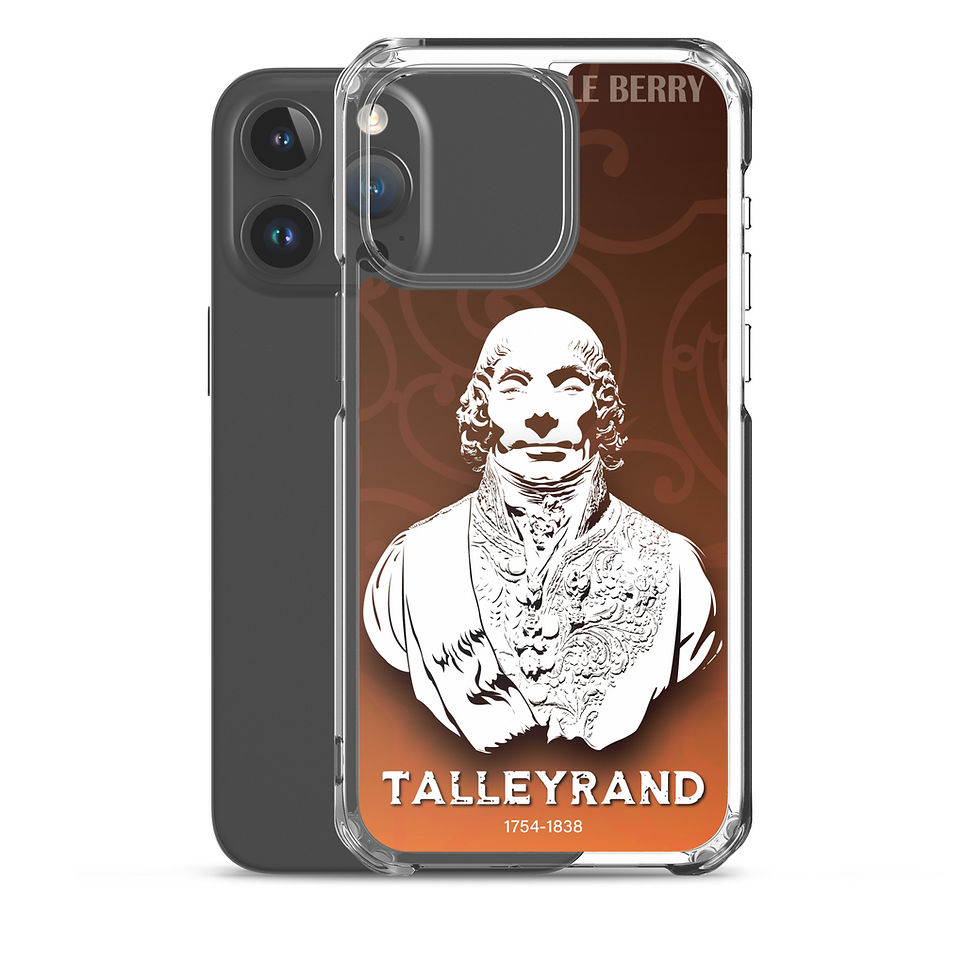 Thumbnail: Talleyrand - Fond Orange - Coque iPhone®