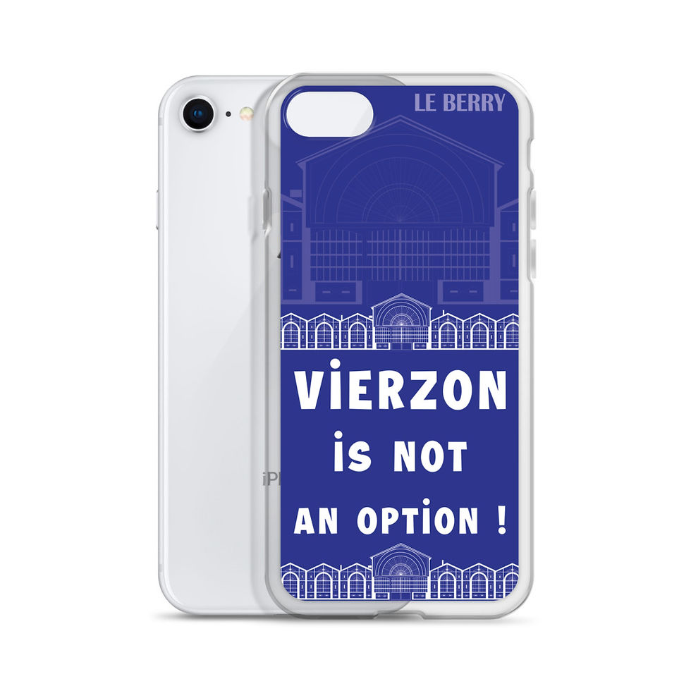 Thumbnail: Vierzon is not an option ! Coques iPhone® - Bleu