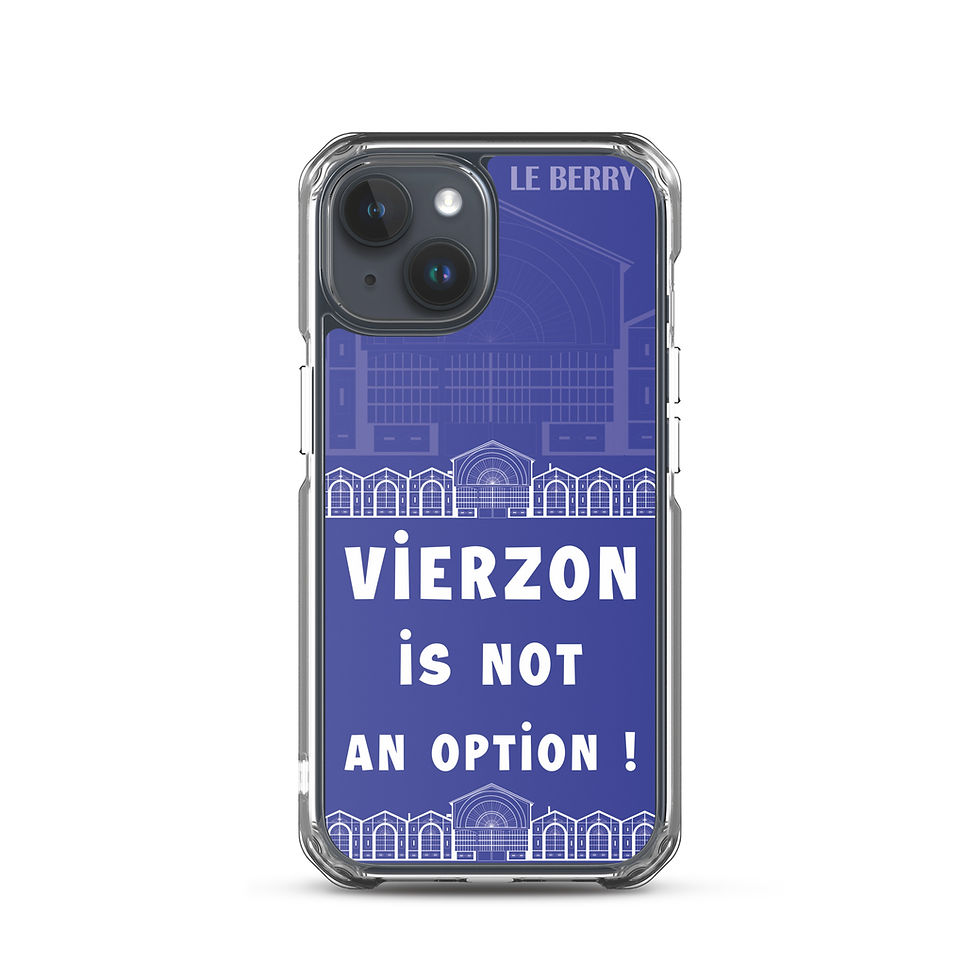 Thumbnail: Vierzon is not an option ! Coques iPhone® - Bleu