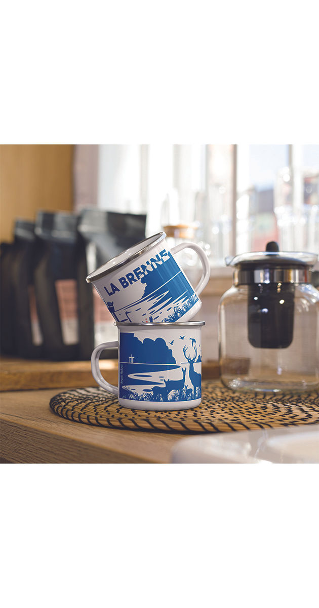 Thumbnail: Mug émaillé - La Brenne - Le Berry