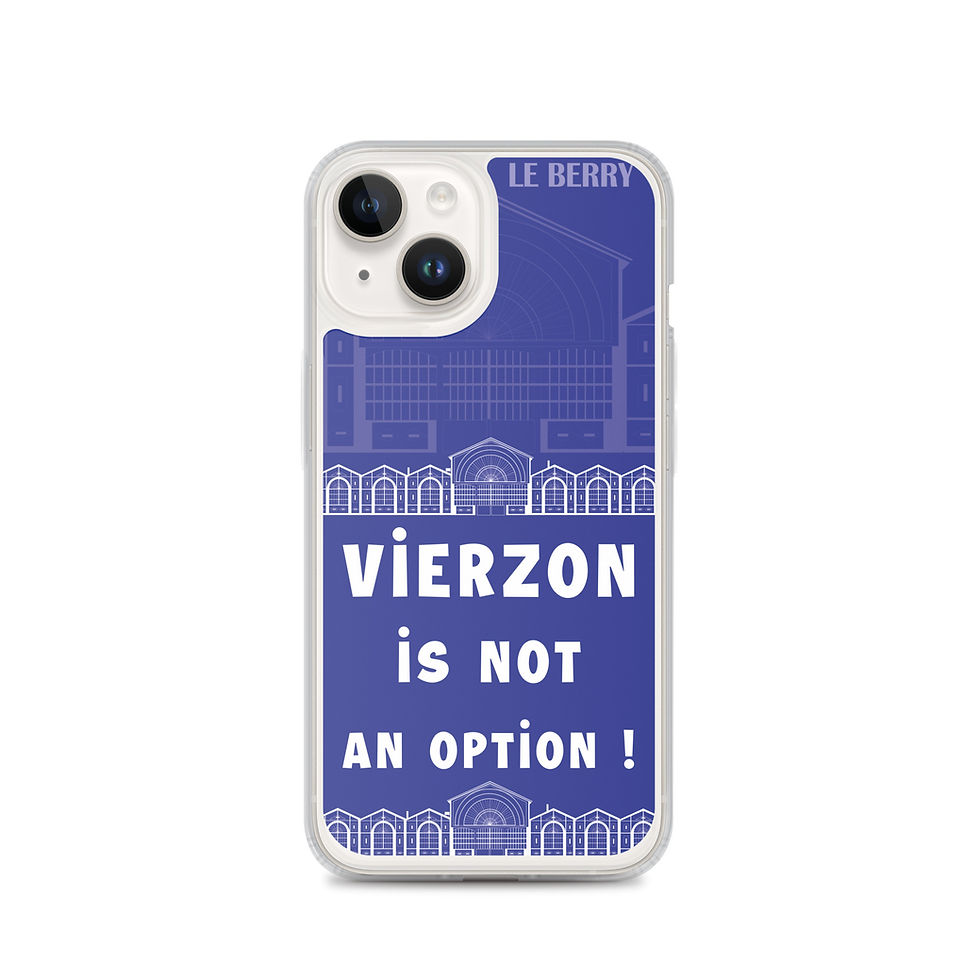Thumbnail: Vierzon is not an option ! Coques iPhone® - Bleu