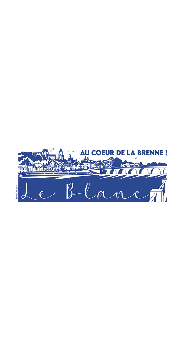 Thumbnail: Mug émaillé - La ville du Blanc - Indre (36) - Le Berry