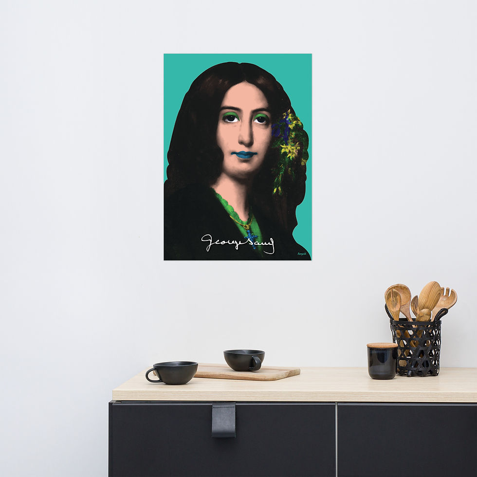Thumbnail: George Sand - Fond Vert