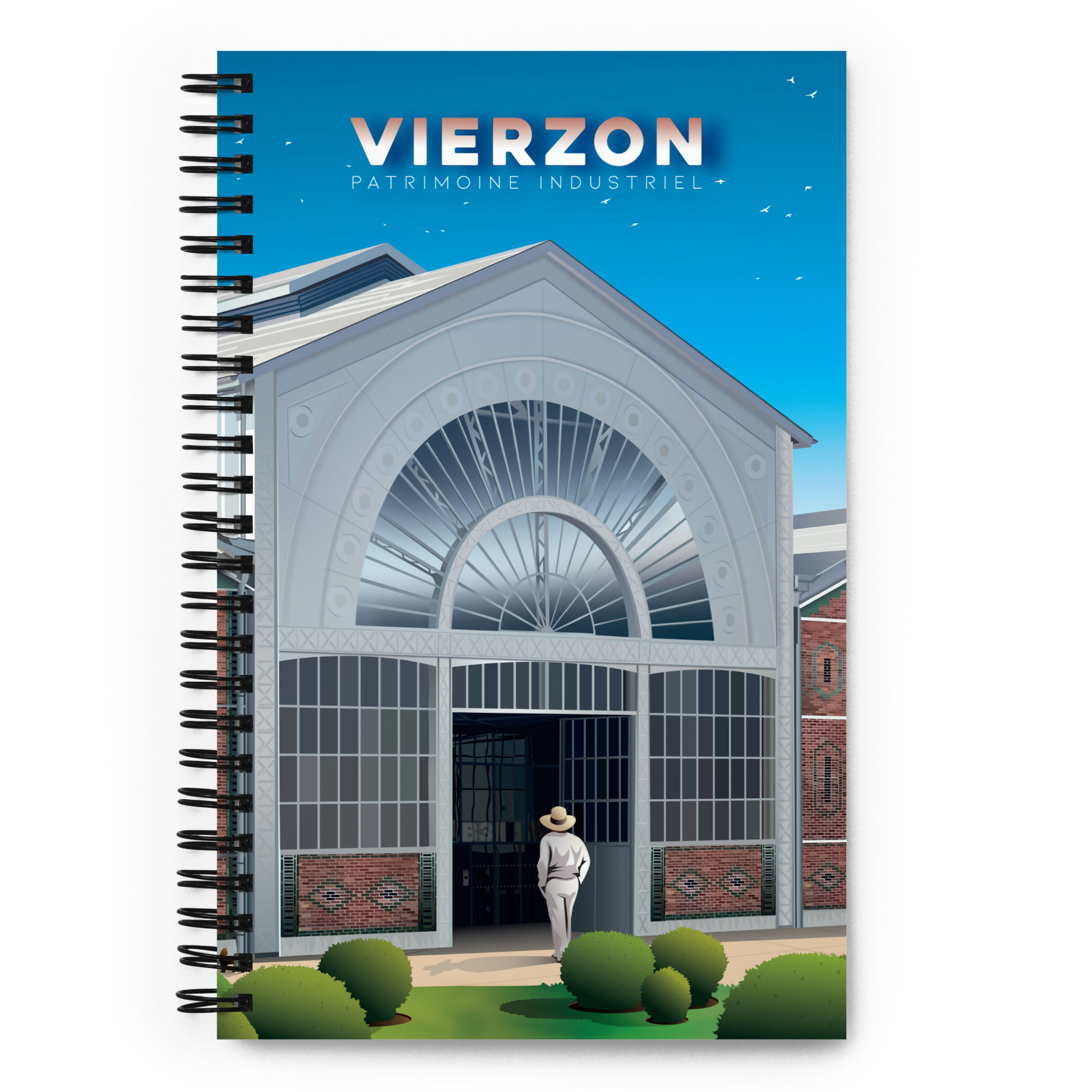 Carnet à spirales - Le B3 - Patrimoine industriel - Vierzon