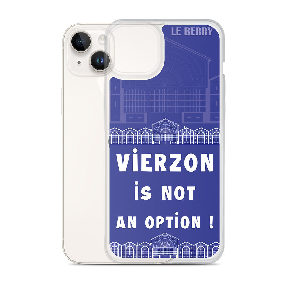 Thumbnail: Vierzon is not an option ! Coques iPhone® - Bleu