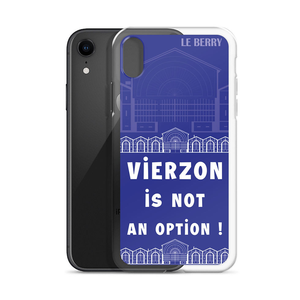 Thumbnail: Vierzon is not an option ! Coques iPhone® - Bleu