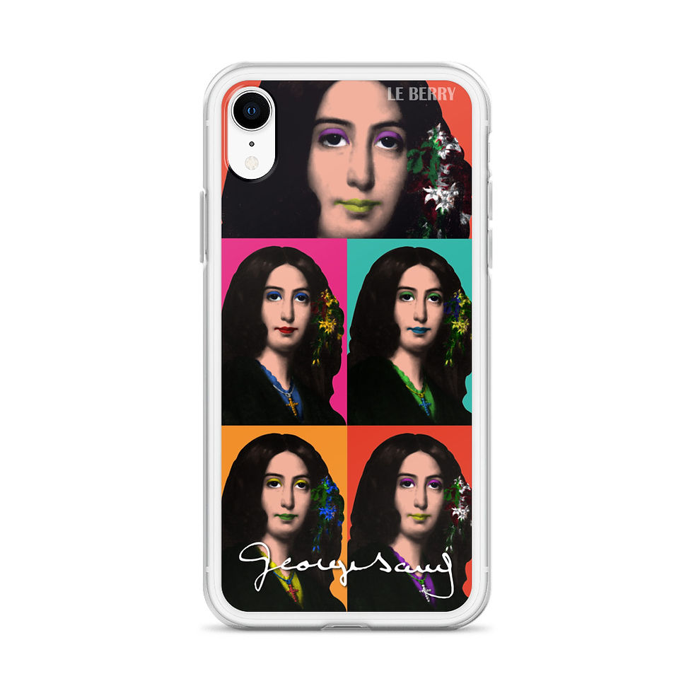 Thumbnail: George Sand - POP ART - Coque iPhone®