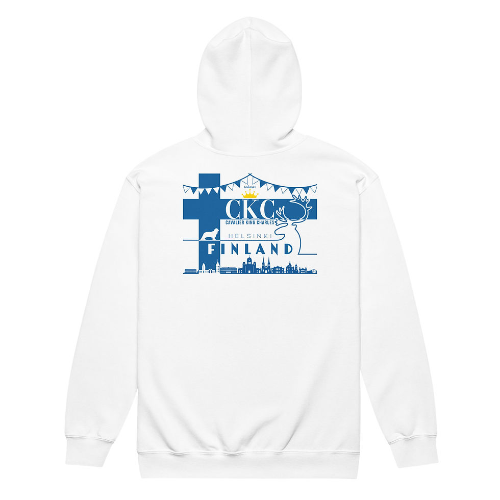 Miniature : Sweat Capuche CKC - Blanc - FINLAND