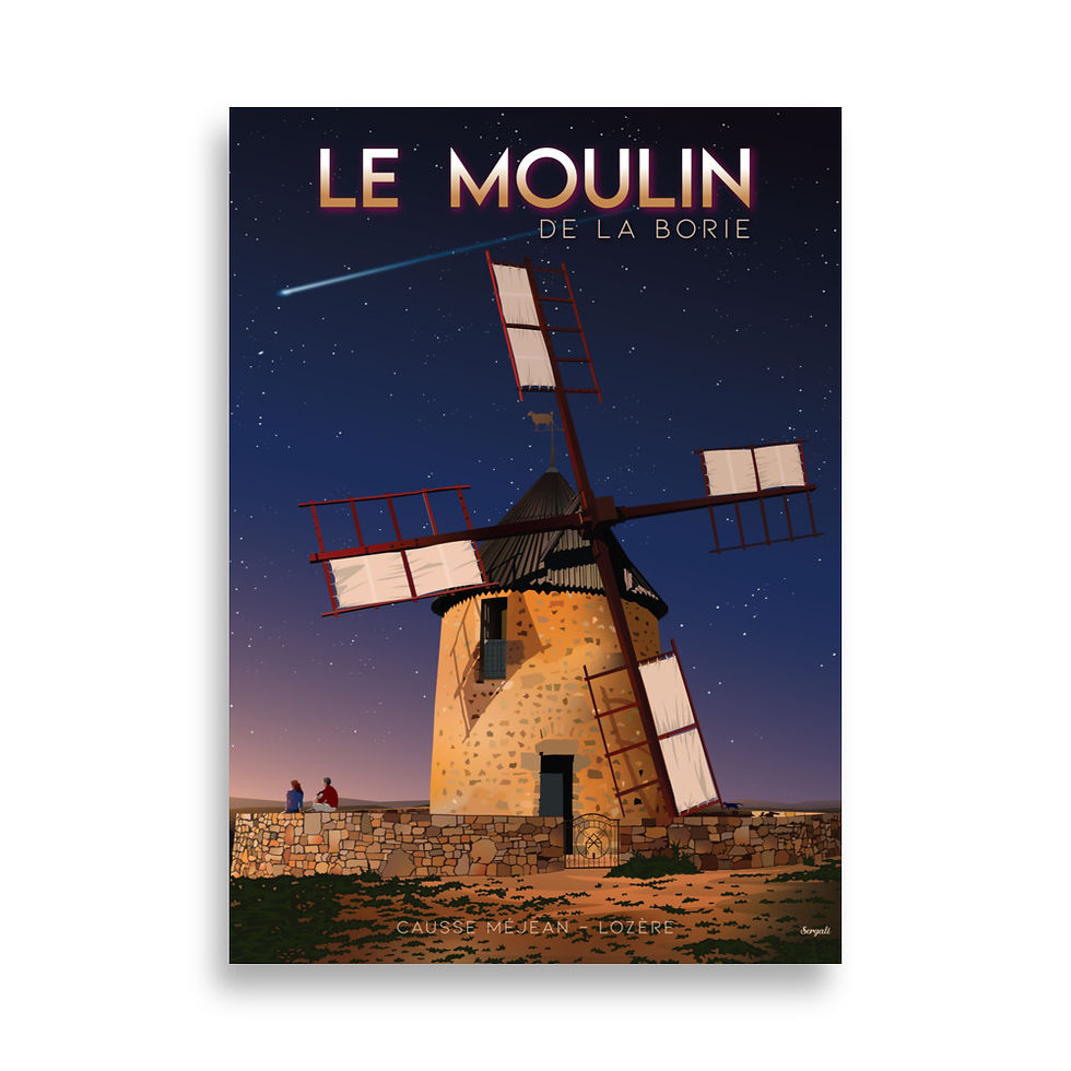 Thumbnail: Poster - Le Moulin de la Borie - Lozère