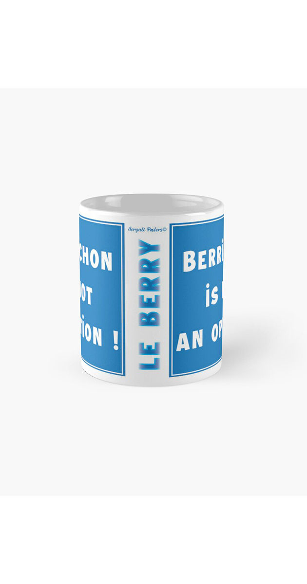 Miniature : MUG - Berrichon is not an Option ! Bleu