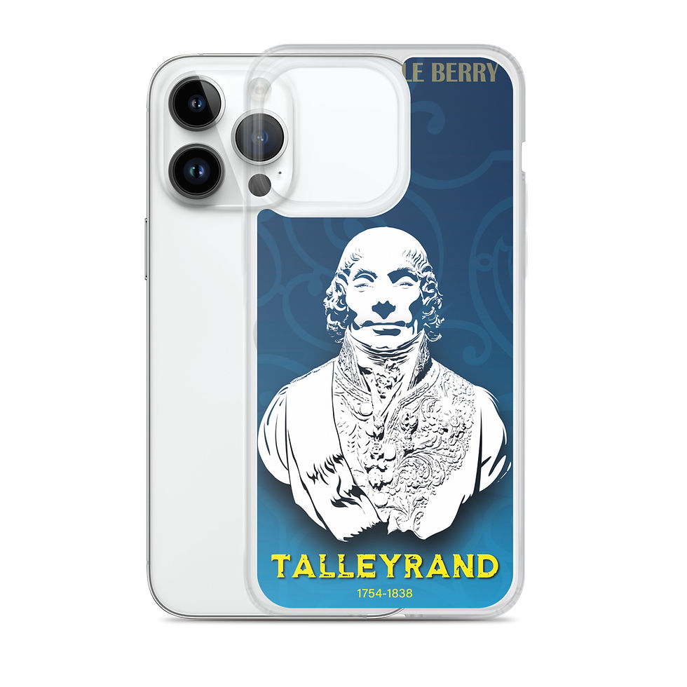 Thumbnail: Talleyrand - Fond Bleu - Coques iPhone®