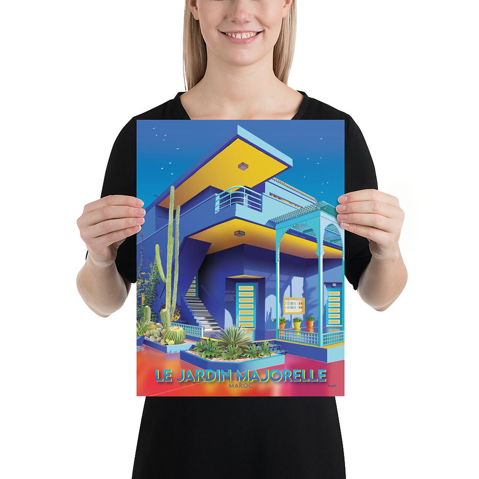 Miniature : Le Jardin Majorelle - MAROC