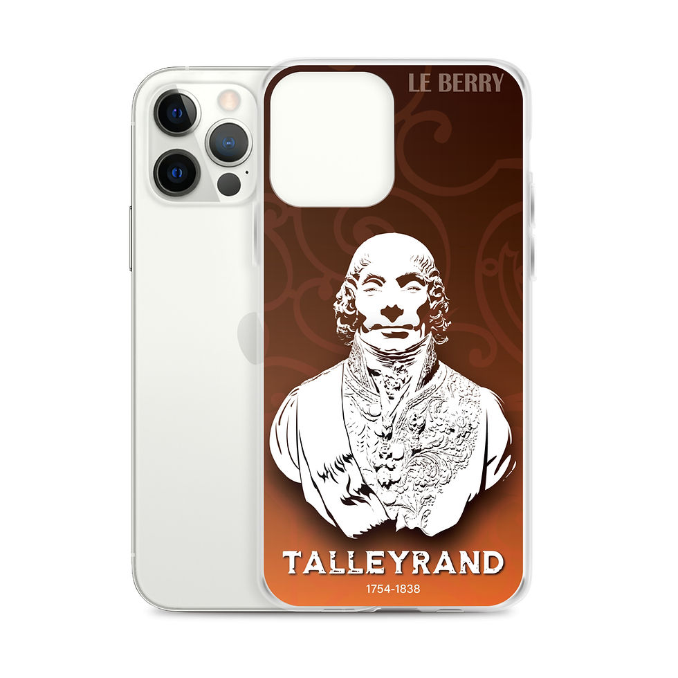 Thumbnail: Talleyrand - Fond Orange - Coque iPhone®