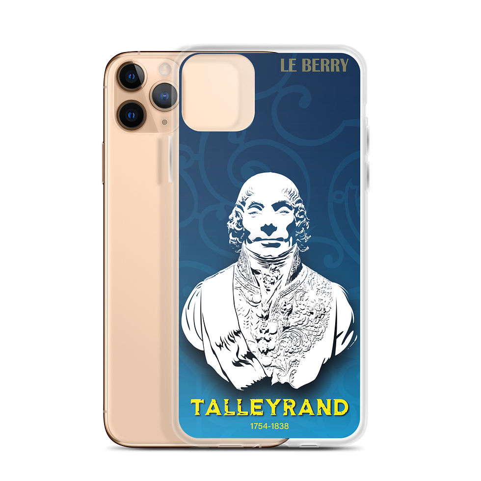 Thumbnail: Talleyrand - Fond Bleu - Coques iPhone®