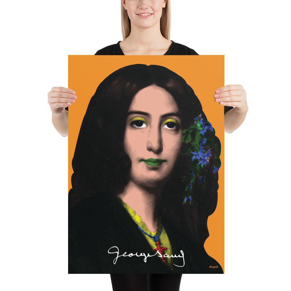 George Sand - Fond Orange