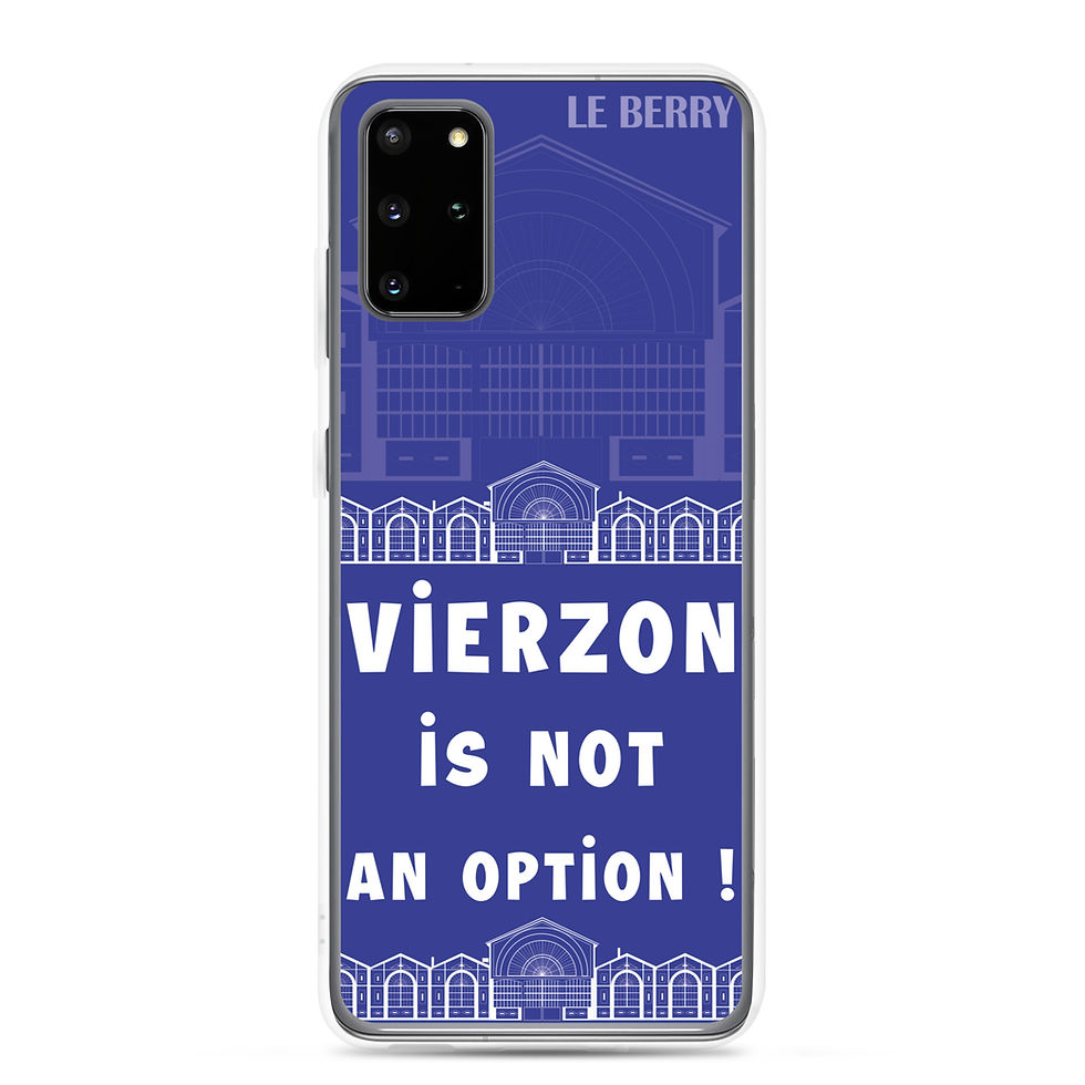 Miniature : Vierzon is not an option ! Coques Samsung® - Bleu