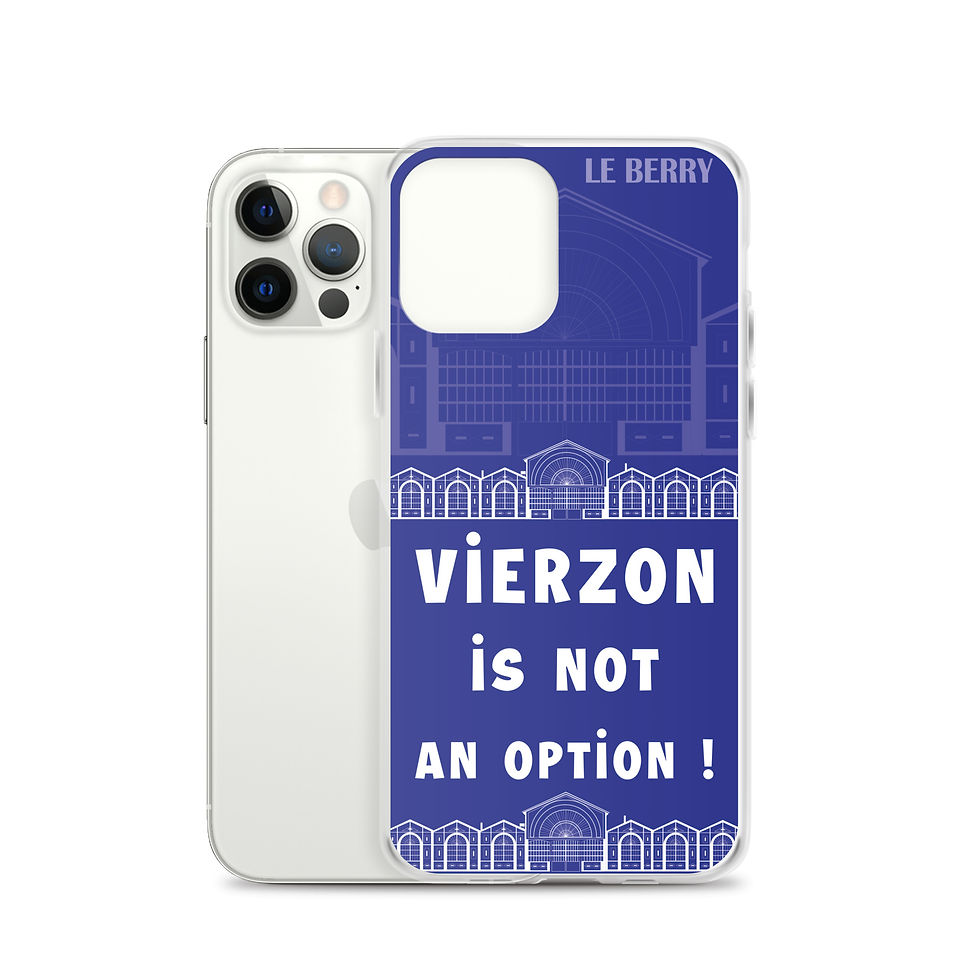 Thumbnail: Vierzon is not an option ! Coques iPhone® - Bleu