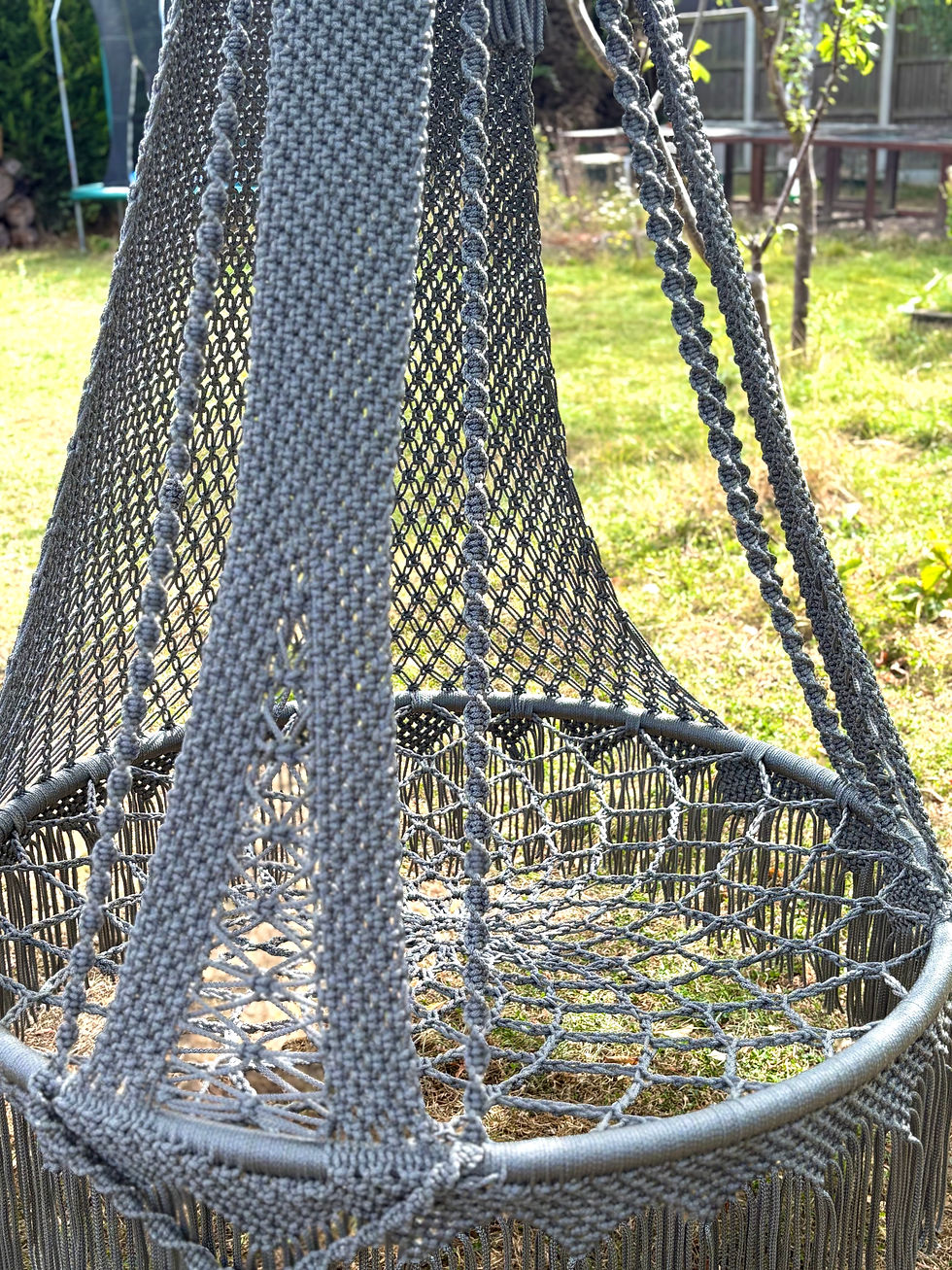 Thumbnail: Macrame Paris Style Swing Chair