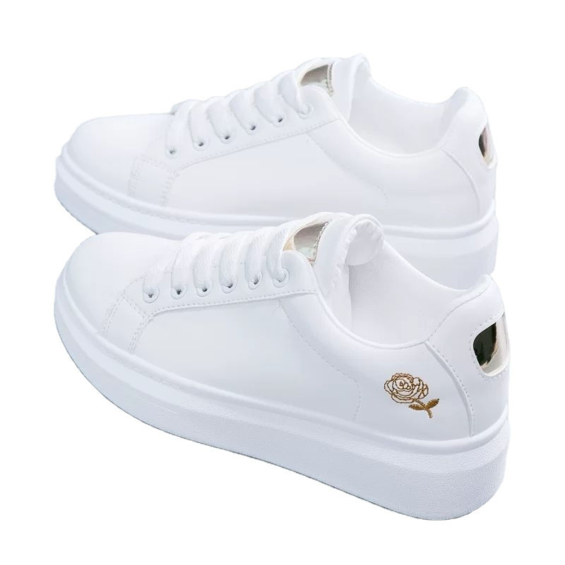 Golden Bloom Platform Sneaker
