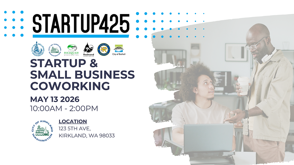 Startup & Small Business CoWorking Kirkland | May 2026