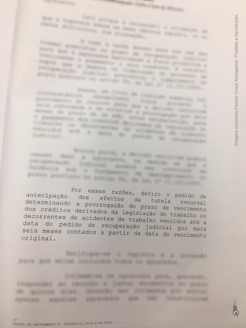 Imagem exclusiva Passos Costa Advogados. Proibida reprodução.