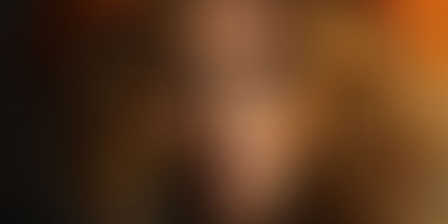 AI-generated portrait of a woman with a crown of orange flowers and flawless, poreless skin, an example of plastic-looking skin