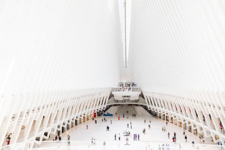 Interior of the Oculus, New York — architectural photography