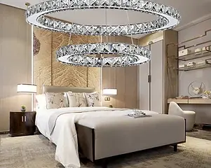 2+Tier+Modern+Crystal+LED+Chandelier+Cool+Light+(Silver).webp