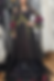 Thumbnail: Mystic Ivy- Alternative Wedding Dress, Black and Red Gothic wedding dress