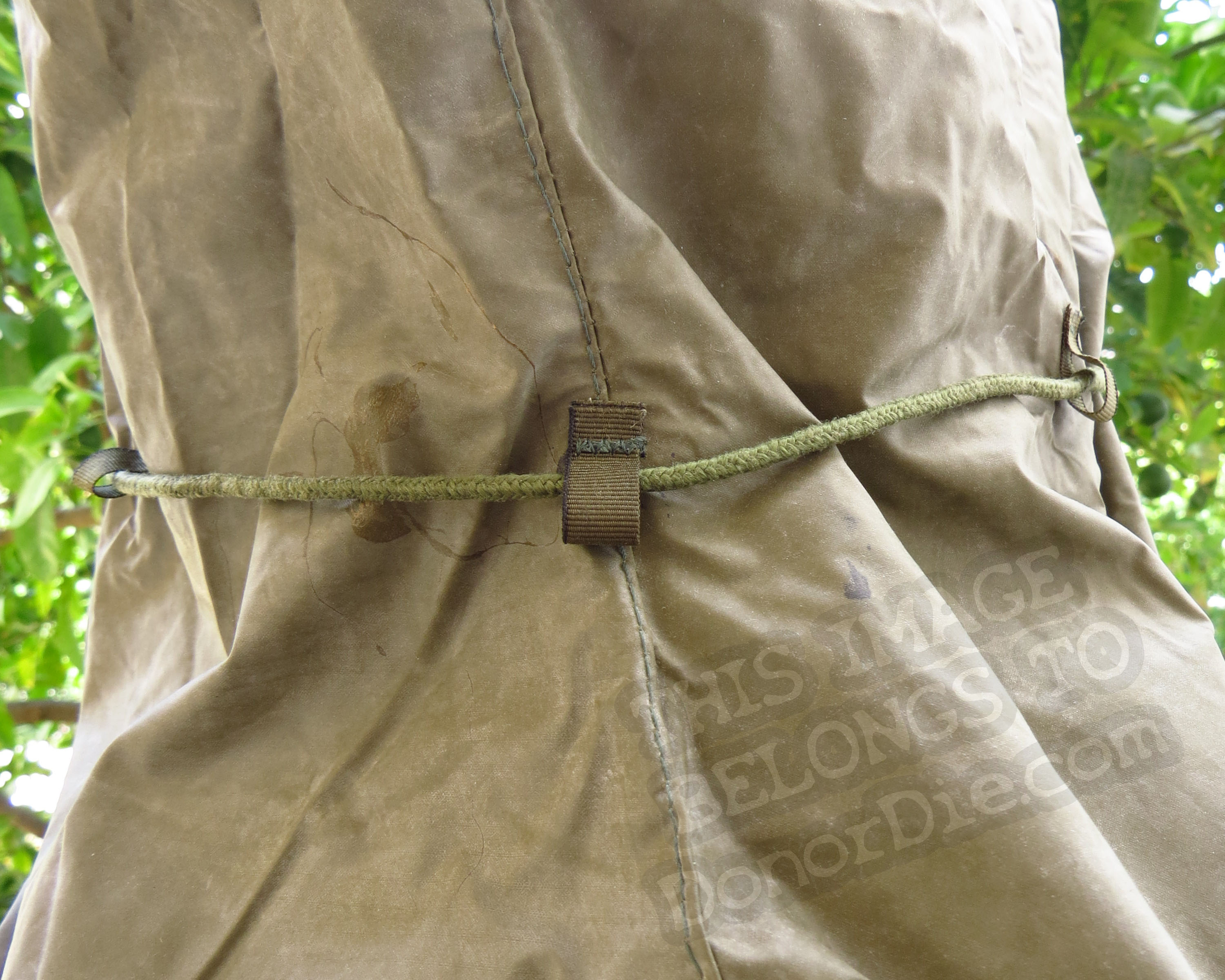 Close-up of the Tightening Straps